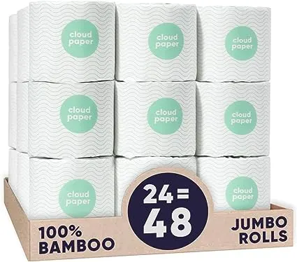 10 Best Eco-Friendly & Plastic-Free Toilet Paper 9 A Bundle of Cloud Paper Bamboo Toilet Paper