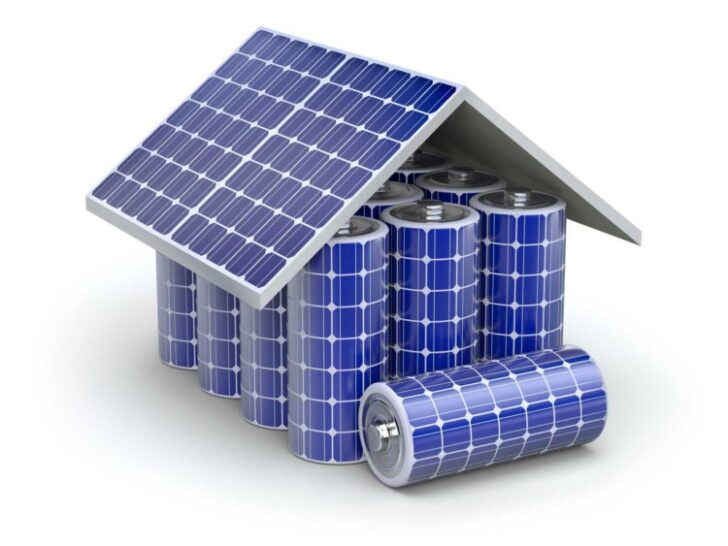 A house made with me solar batteries