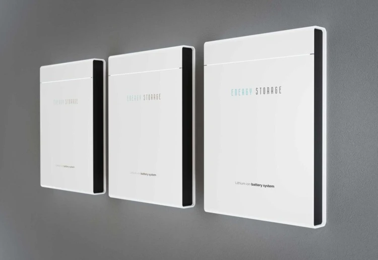 The Ultimate Guide To Different Types of Solar Batteries 4 Lithium-ion Solar Batteries mounted on the wall