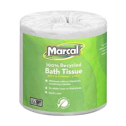 10 Best Eco-Friendly & Plastic-Free Toilet Paper 6 A Roll of Marcal Toilet Paperss