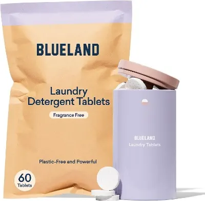 10 Best Eco-Friendly Laundry Detergents 8 BLUELAND Laundry Detergent Tablet Starter Set