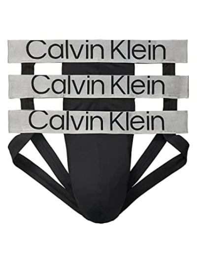 5 Best Sustainable Underwear: Eco-Friendly Options 1 Calvin Klein Men's Sustainable Steel 3-Pack Jock Strap
