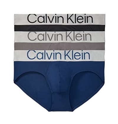 3 packs of Calvin Klein Reconsidered Steel Micro Hip Briefs