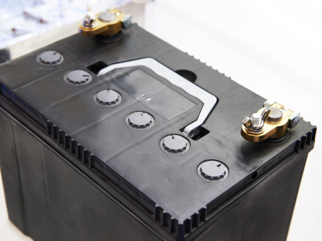 Solar Lead-Acid Batteries: Types, Sizing, Maintenance, and Safety 5 Close-up of gel lead-acid battery cases and terminals