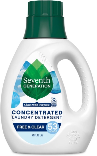 Seventh Generation Concentrated Laundry Detergent Liquid Free & Clear