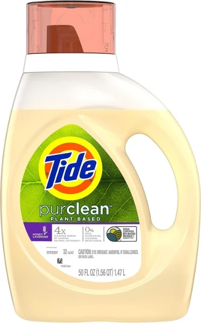 10 Best Eco-Friendly Laundry Detergents 3 Tide Purclean Plant-based Laundry Detergent