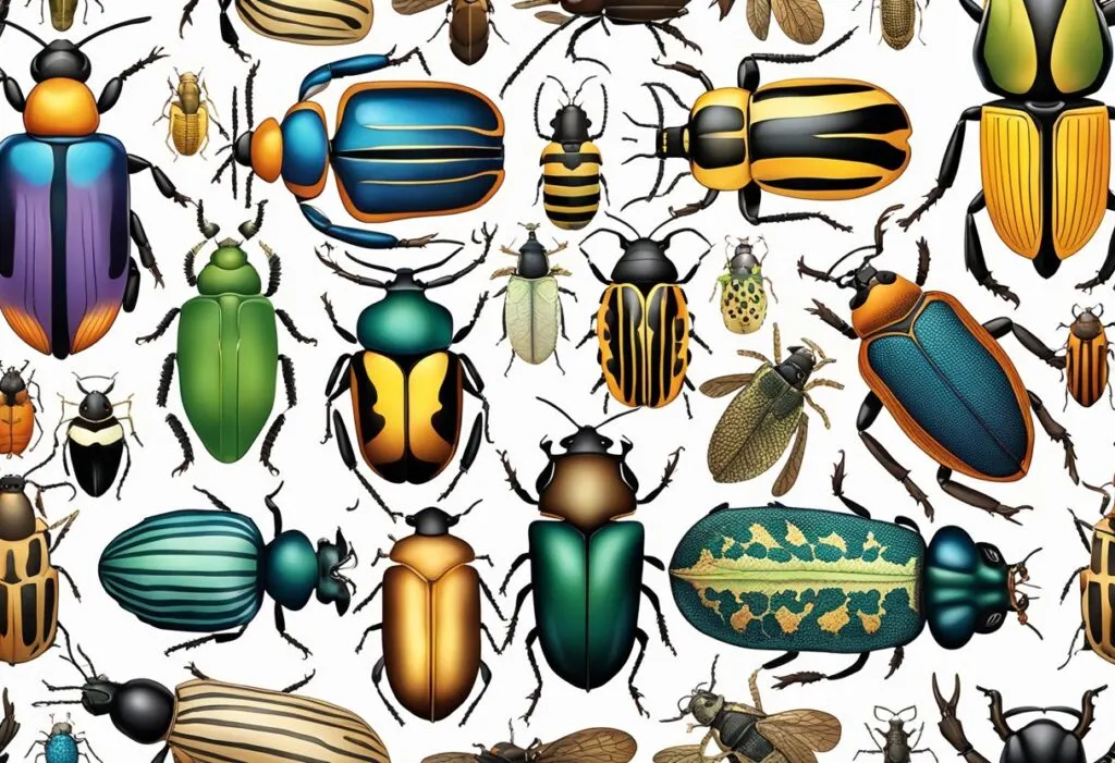 Rove bugs Rove bugs in several colors and specks
