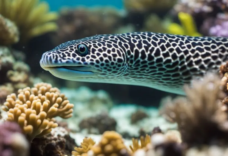 Slender giant moray Slender spotted giant moray