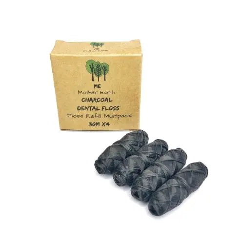 Bamboo Charcoal Dental Floss Refill Review: Eco-Friendly Oral Care Solution? 1 Me Mother Earth Charcoal Dental Floss