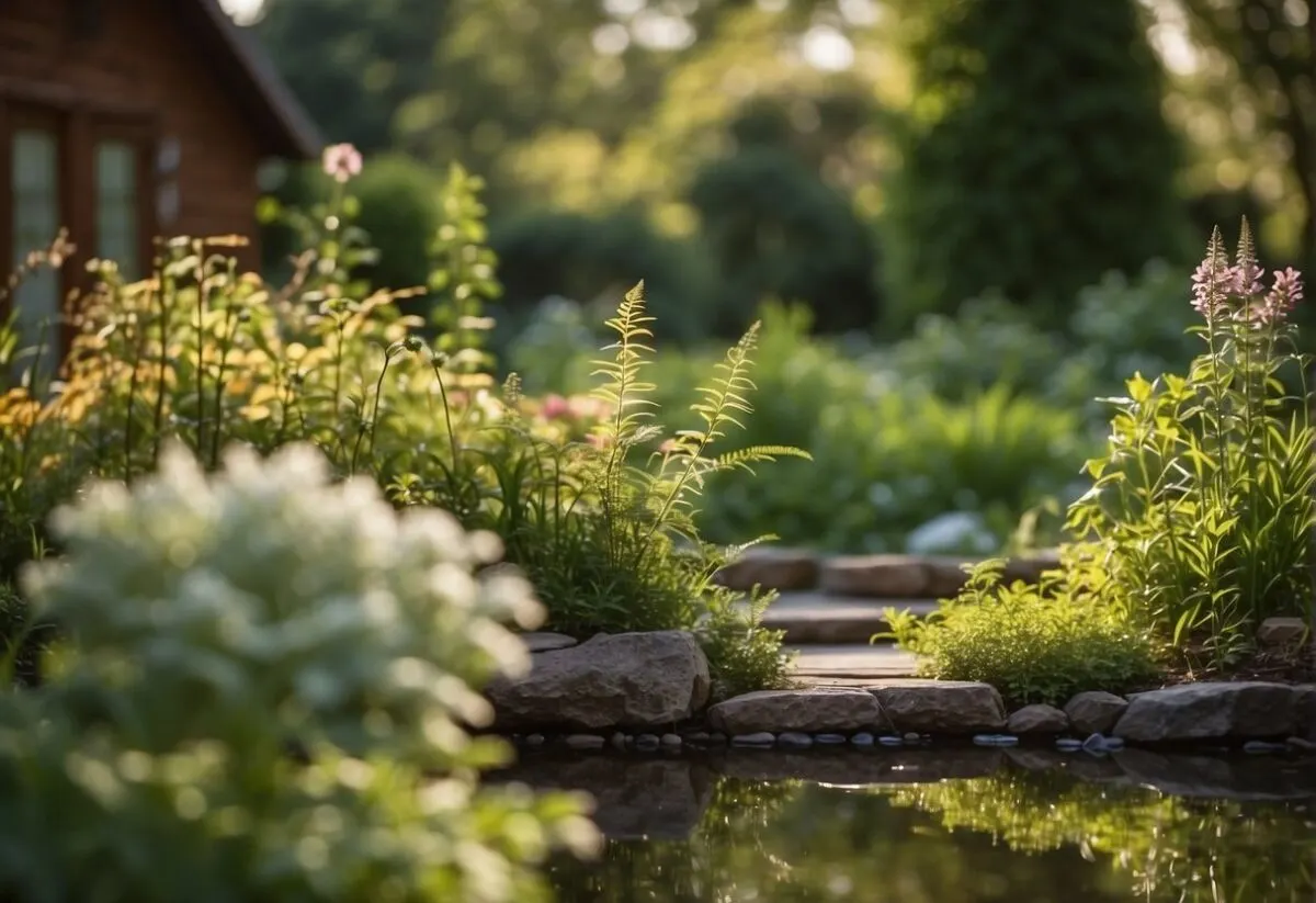 Welcome Wildlife: Transform Your Garden into a Sanctuary with These Simple Tips 6 a garden with native plants and trees, providing food and shelter for various wildlife