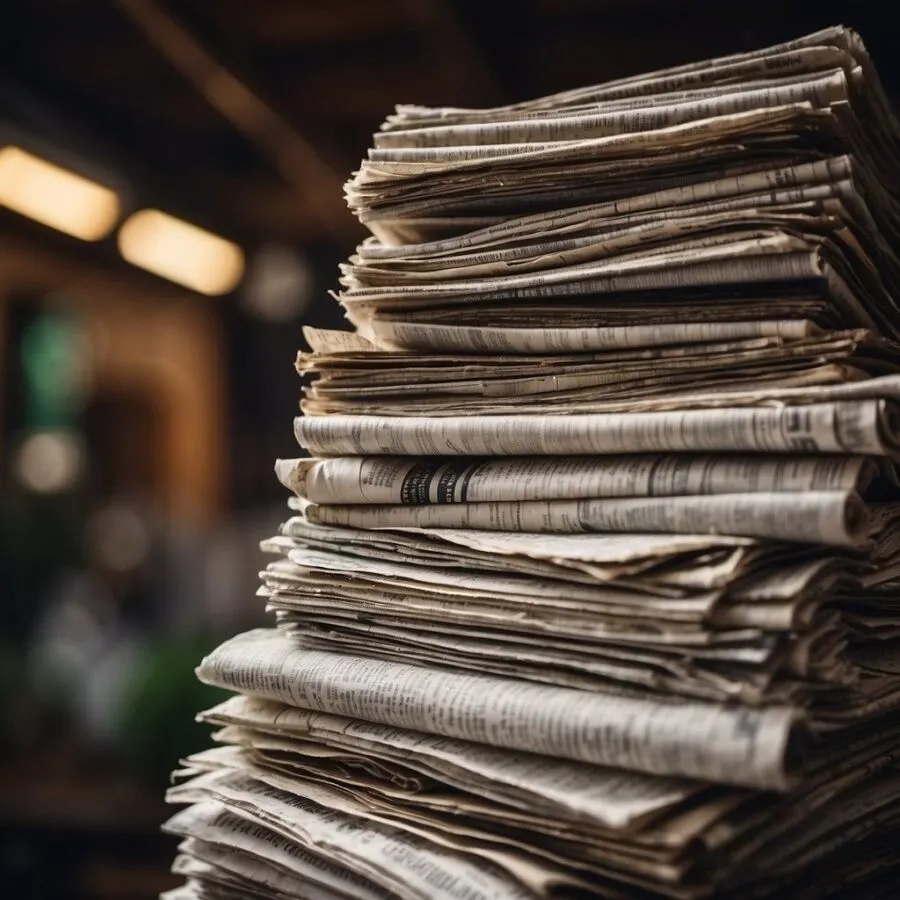 Eco-Friendly Home Makeover: Sustainable Home Materials to Use 8 A stack of recycled newspapers is transformed into sturdy, eco-friendly building materials for a sustainable home