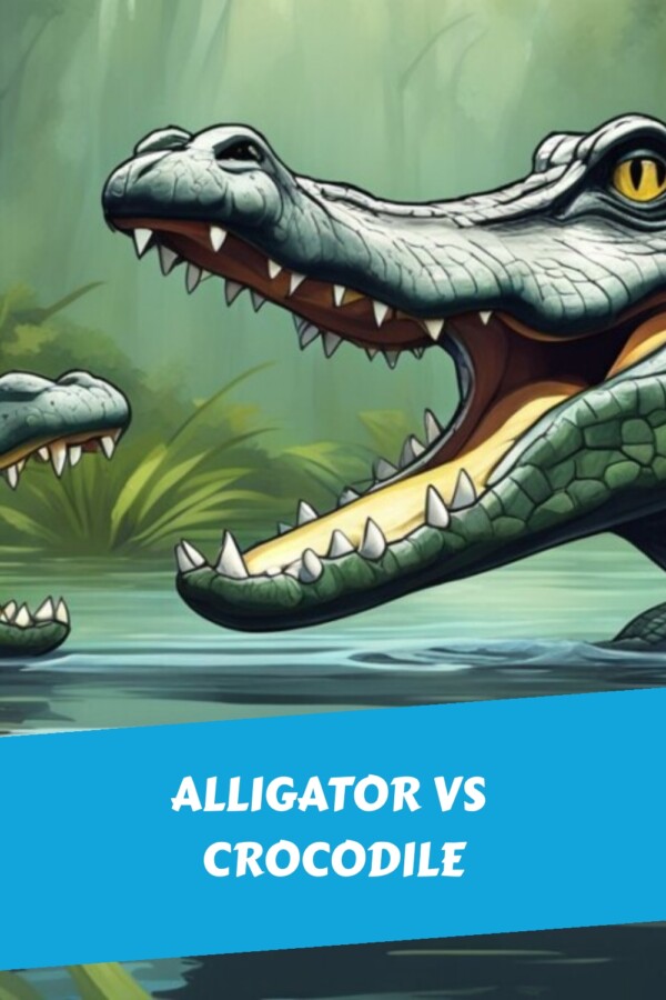 Alligator vs Crocodile generated pin 33565