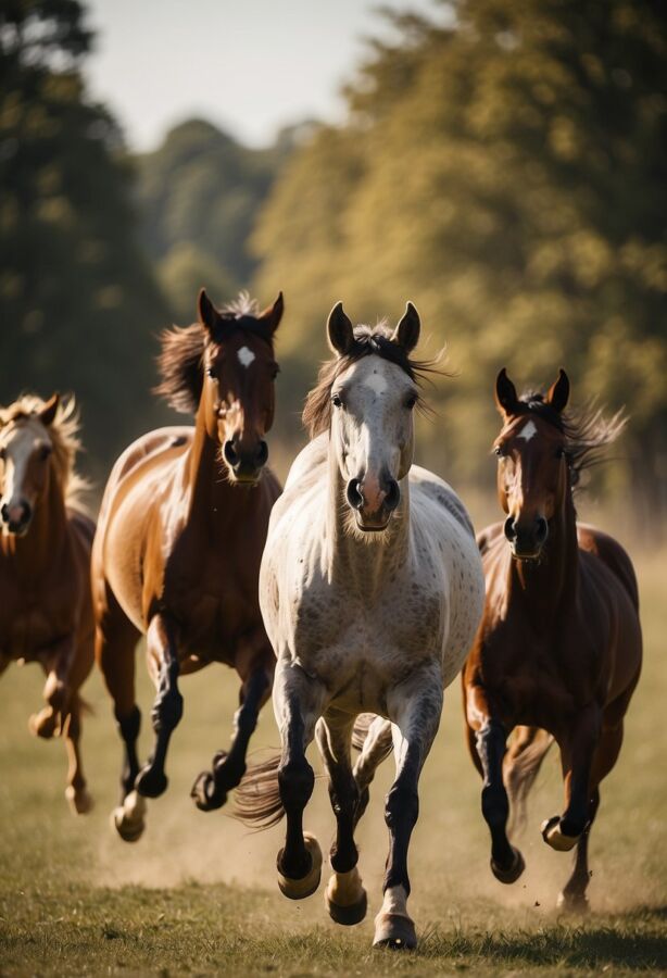 16 Animals Ending With E: Names, Facts, and Photos 15 American Quarter Horses running across an open field