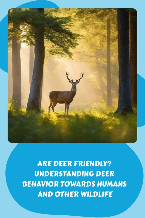 Are Deer Friendly Understanding Deer Behavior Towards Humans and Other Wildlife generated pin 36371