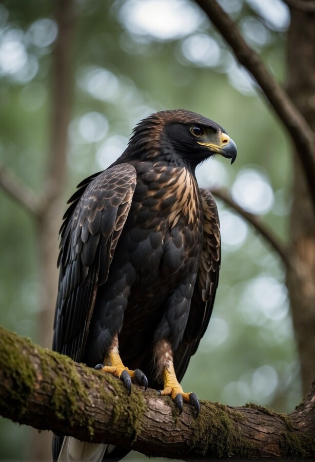 35 Types of Eagles: Species, Size, Habitat & Photos 29 Black hawk-eagle