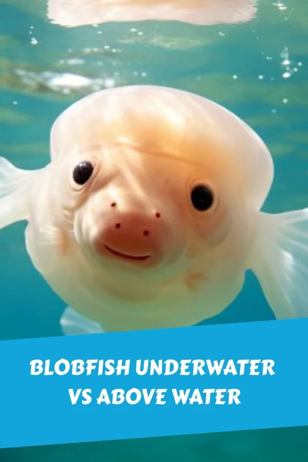 Blobfish Underwater vs Above Water generated pin 33901
