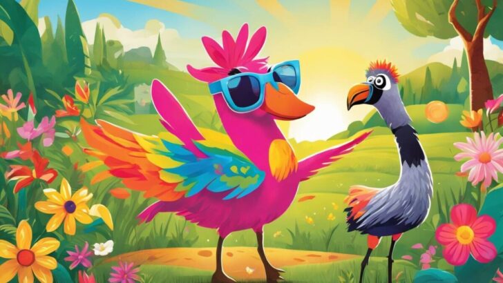 Colorful animal graphics