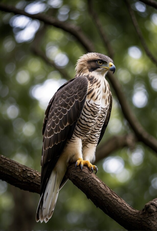 35 Types of Eagles: Species, Size, Habitat & Photos 31 Crowned eagle perched