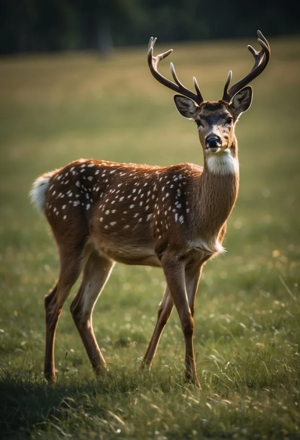 45+ Pictures of Animals Doing Funny Things 33 A white spotted deer