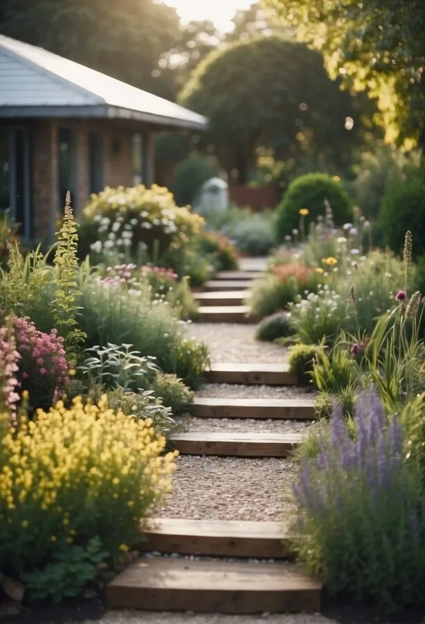 40+ Pictures of Sustainable Garden Ideas for Inspiration 20 Garden pathway