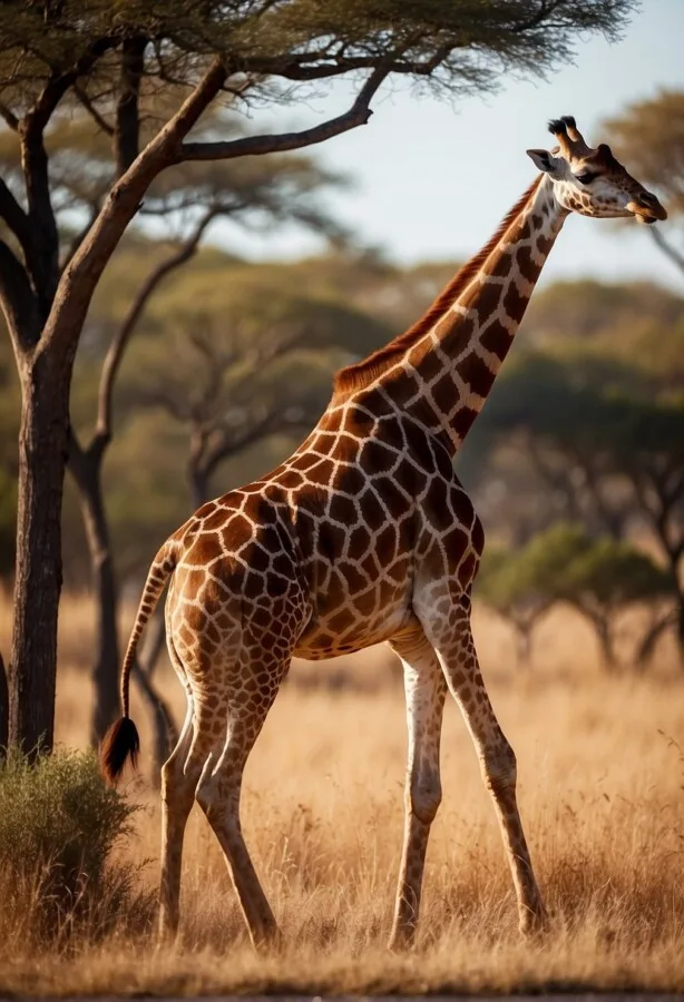 14 Most Graceful Animals in the World 8 Giraffe in a safari
