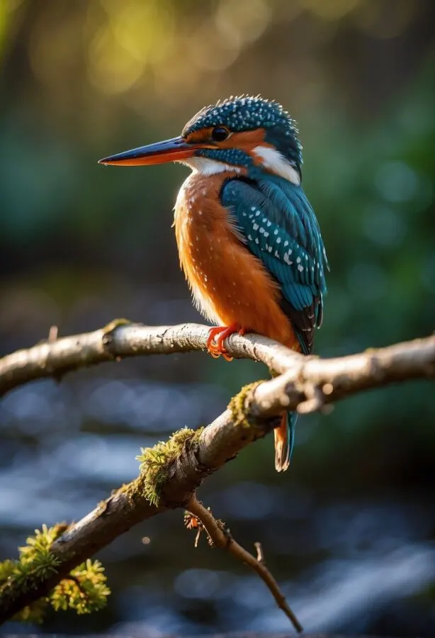 40 Different Types of Birds in the World 19 Cute small kingfisher on a tree branch
