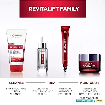 Revitalift creams Revitalift skin care line by Loreal