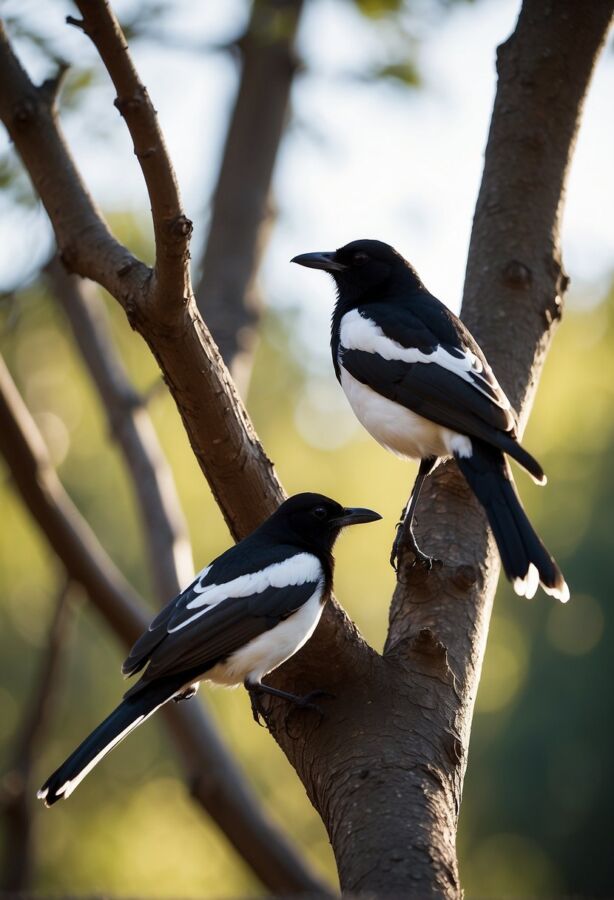 40 Types of Birds Around the World: Pictures, Names and Facts 22 Magpies perched in a tree
