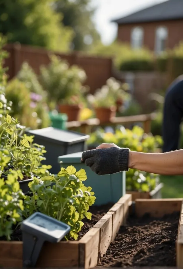 40+ Pictures of Sustainable Garden Ideas for Inspiration 45 Man gardening