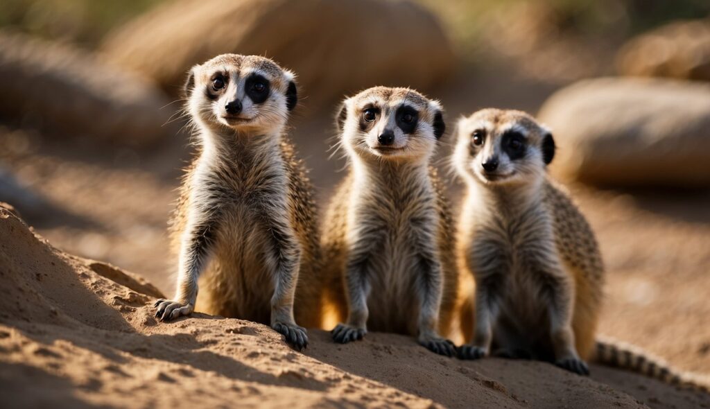 Meerkat trio