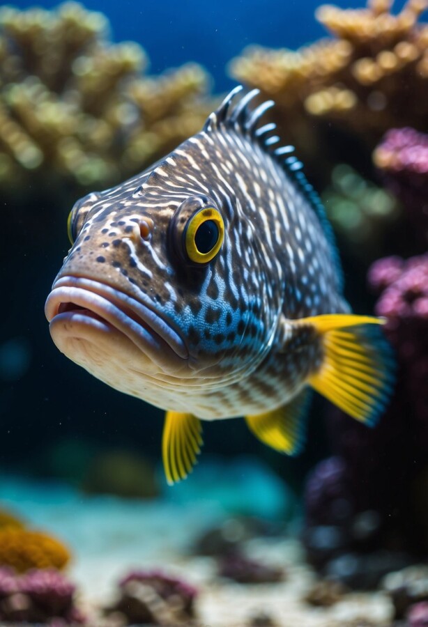 58 Animals That Start With N: Photos, Facts, and Types 41 Neptune grouper swimming near a deep reef