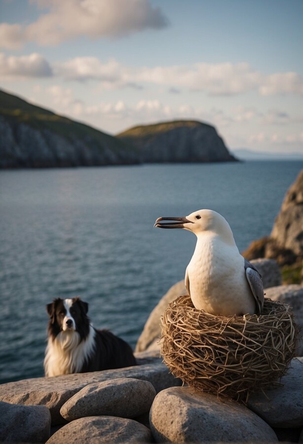 58 Animals That Start With N: Photos, Facts, and Types 54 Newfoundland dog resting outdoors