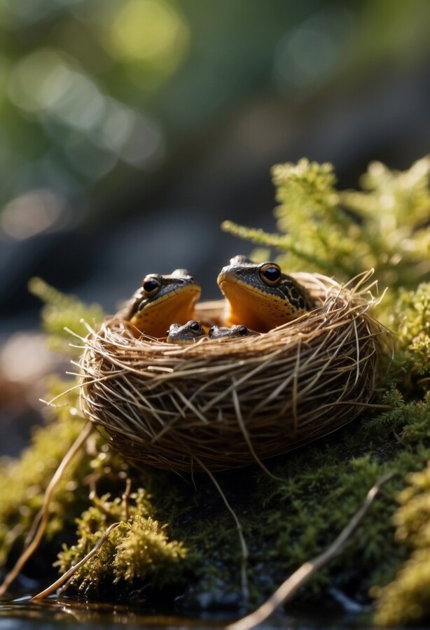 58 Animals That Start With N: Photos, Facts, and Types 28 Several newts resting together in a damp habitat
