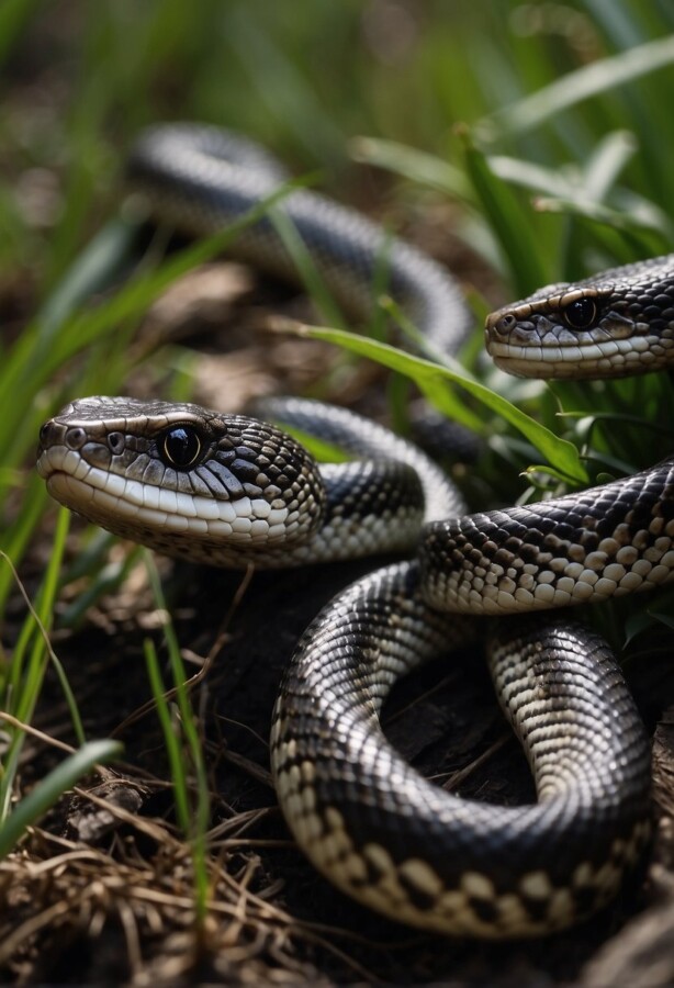 58 Animals That Start With N: Photos, Facts, and Types 29 Night adder moving through grass