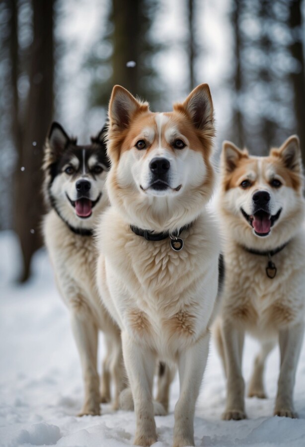 58 Animals That Start With N: Photos, Facts, and Types 60 Norrbottenspets standing in snow