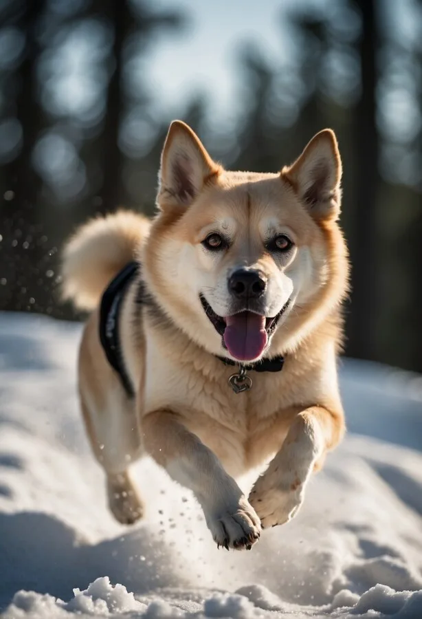 58 Animals That Start With N: Photos, Facts, and Types 61 Norwegian Buhund running through snow