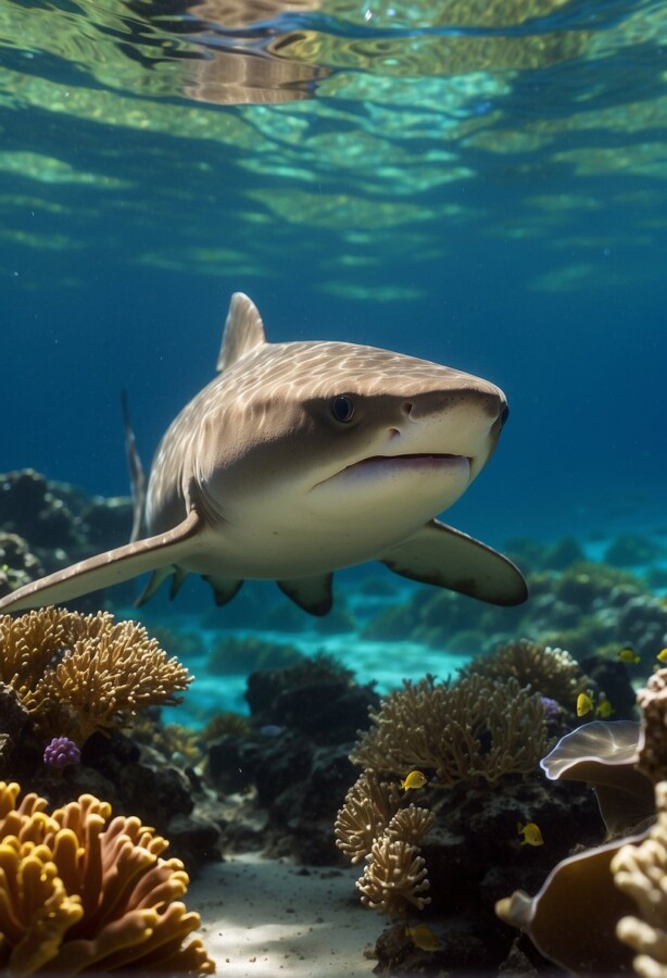 58 Animals That Start With N: Photos, Facts, and Types 45 Nurse shark swimming above the seafloor