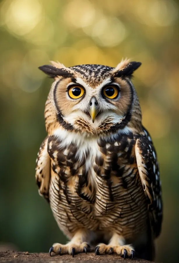 45+ Pictures of Animals Doing Funny Things 32 Owl up close