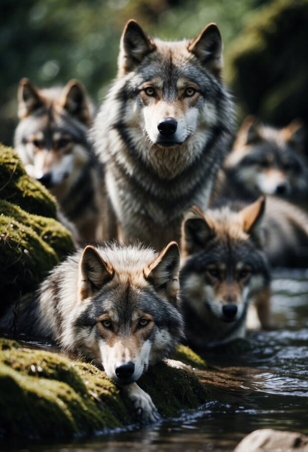 11 Incredible Animals Associated With Healing 10 Pack of wolves in the wilderness
