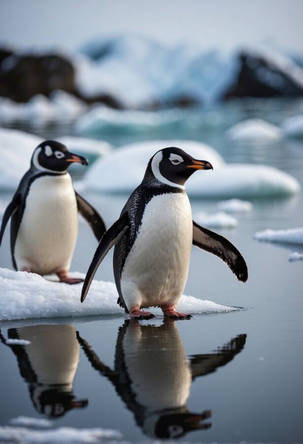 40 Types of Birds Around the World: Pictures, Names and Facts 39 Group of penguins standing on snow