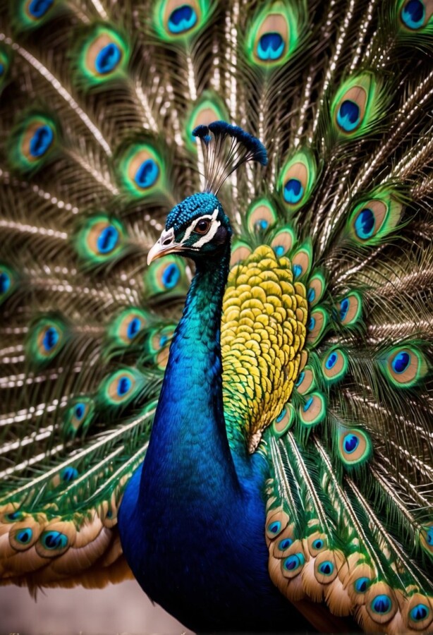 Regal peacock