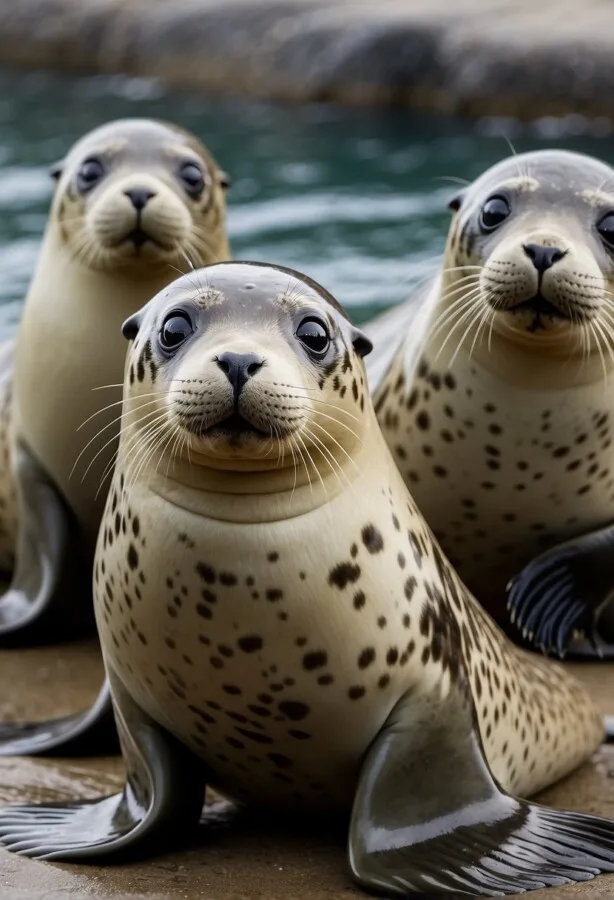 Cute seals 