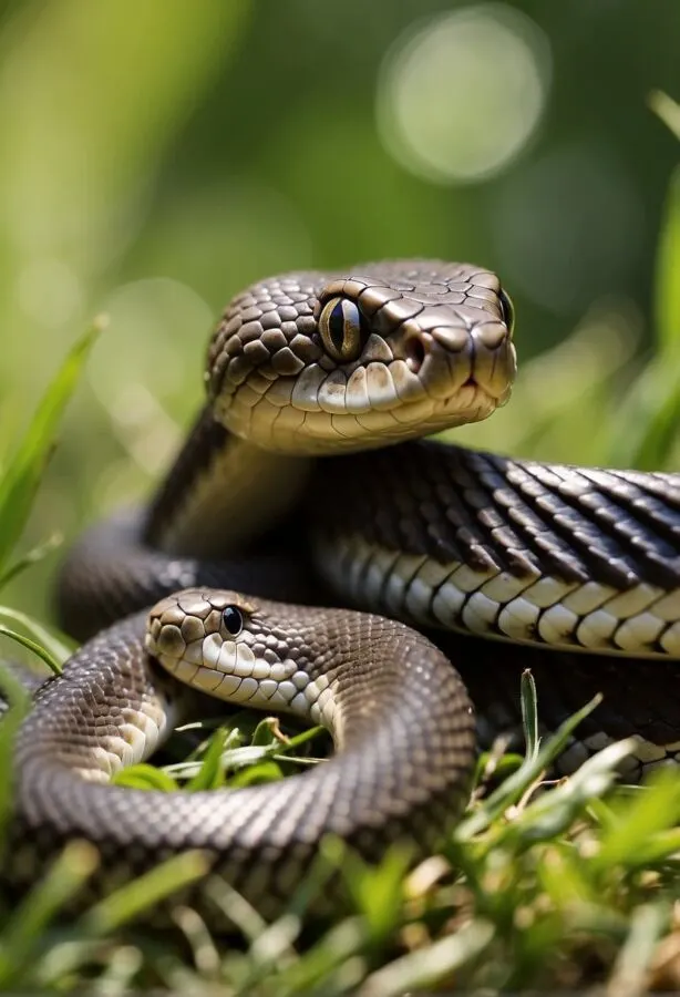 16 Interesting Animals Ending with E: A Guide to Uniquely Named Fauna 1 Snakes slithering in the grass
