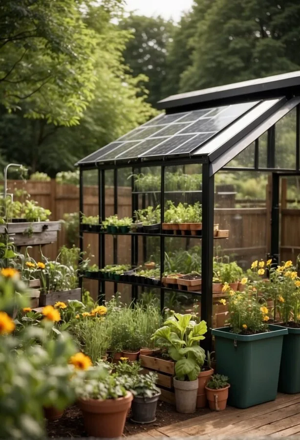 Solar powered garden