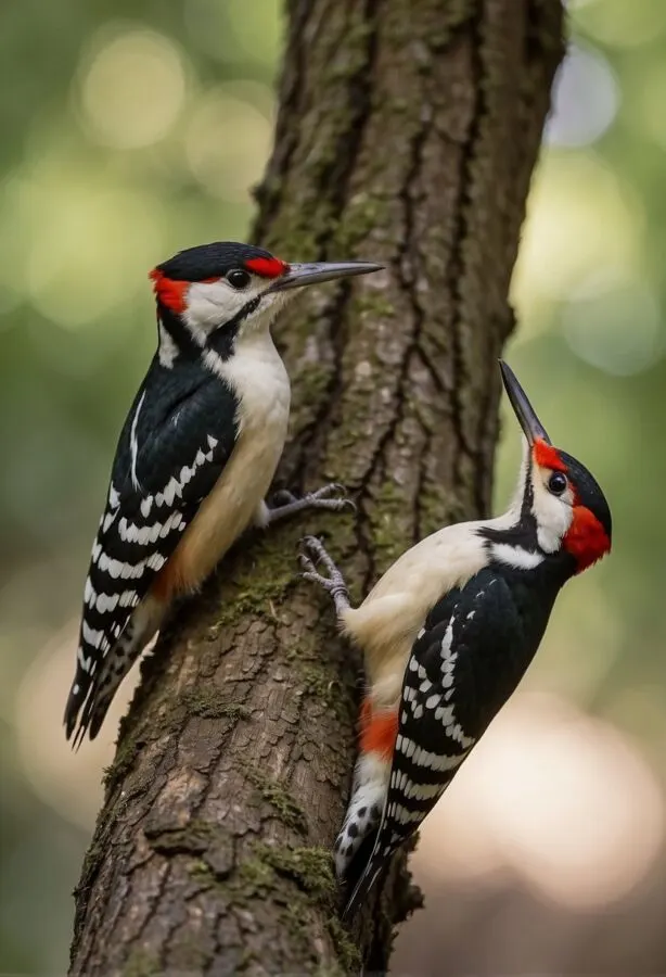 40 Different Types of Birds in the World 1 Two woodpeckers in a bird