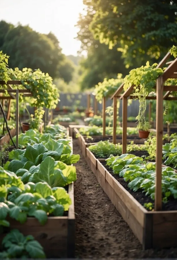 40+ Pictures of Sustainable Garden Ideas for Inspiration 6 Sustainable vegetable garden