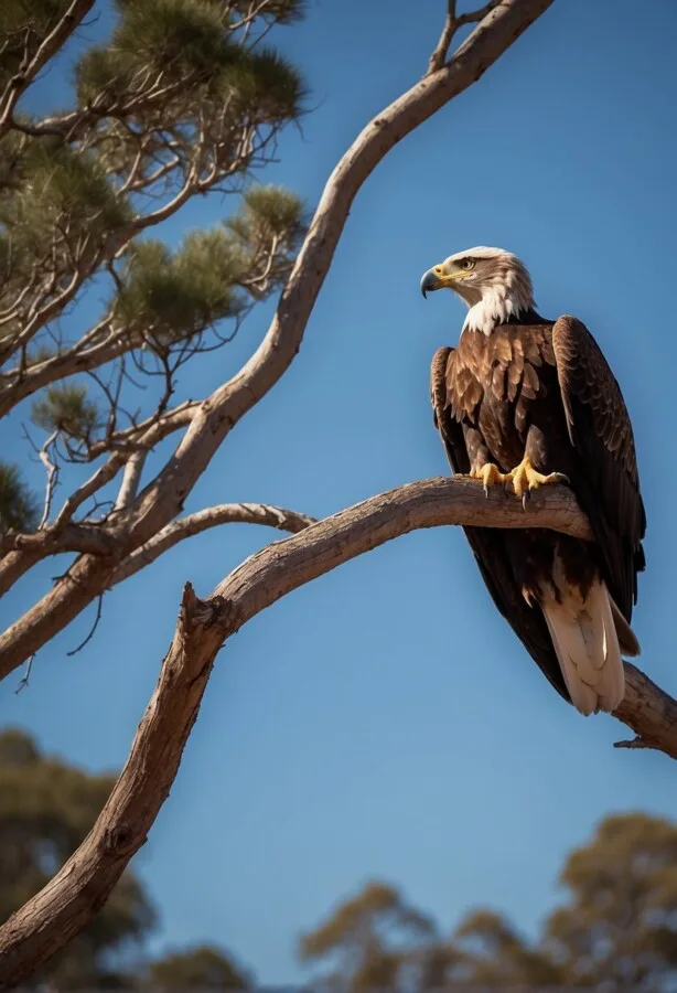 35 Types of Eagles: Species, Size, Habitat & Photos 19 Wedge-tailed eagle showing its wedge-shaped tail
