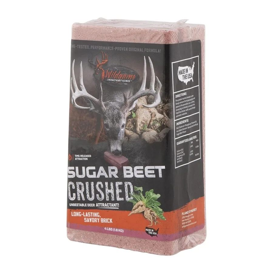 
Wildgame Innovations Sugar Beet Crush 4LB Sweet and Salty Licking Brick