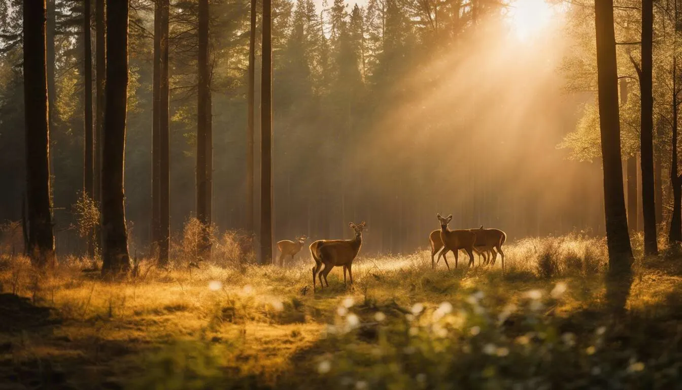 Are Deer Salt Licks Illegal? State Laws Explained 1 White-tailed deer standing in a sunlit forest