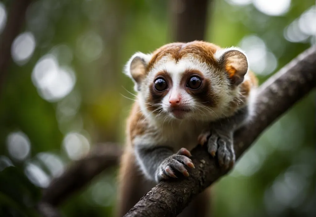 Bengal Slow Loris: Is This Animal Endangered? 3 Closeup of a Bengal Slow Loris